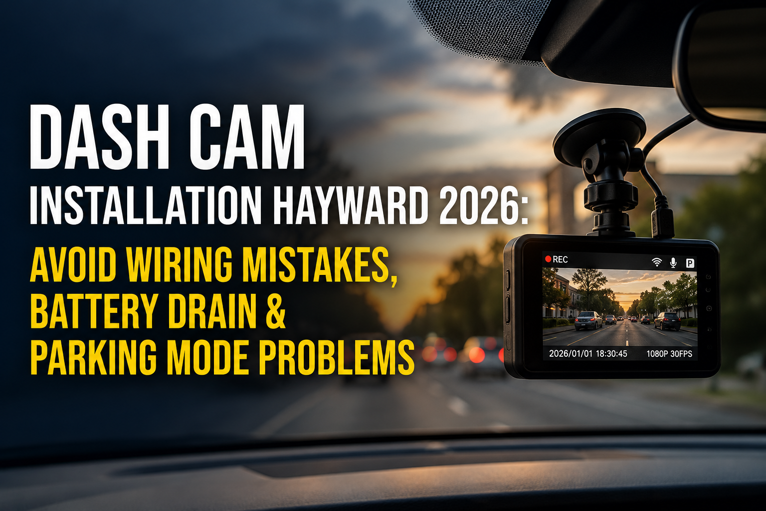 Dash Cam Installation Hayward