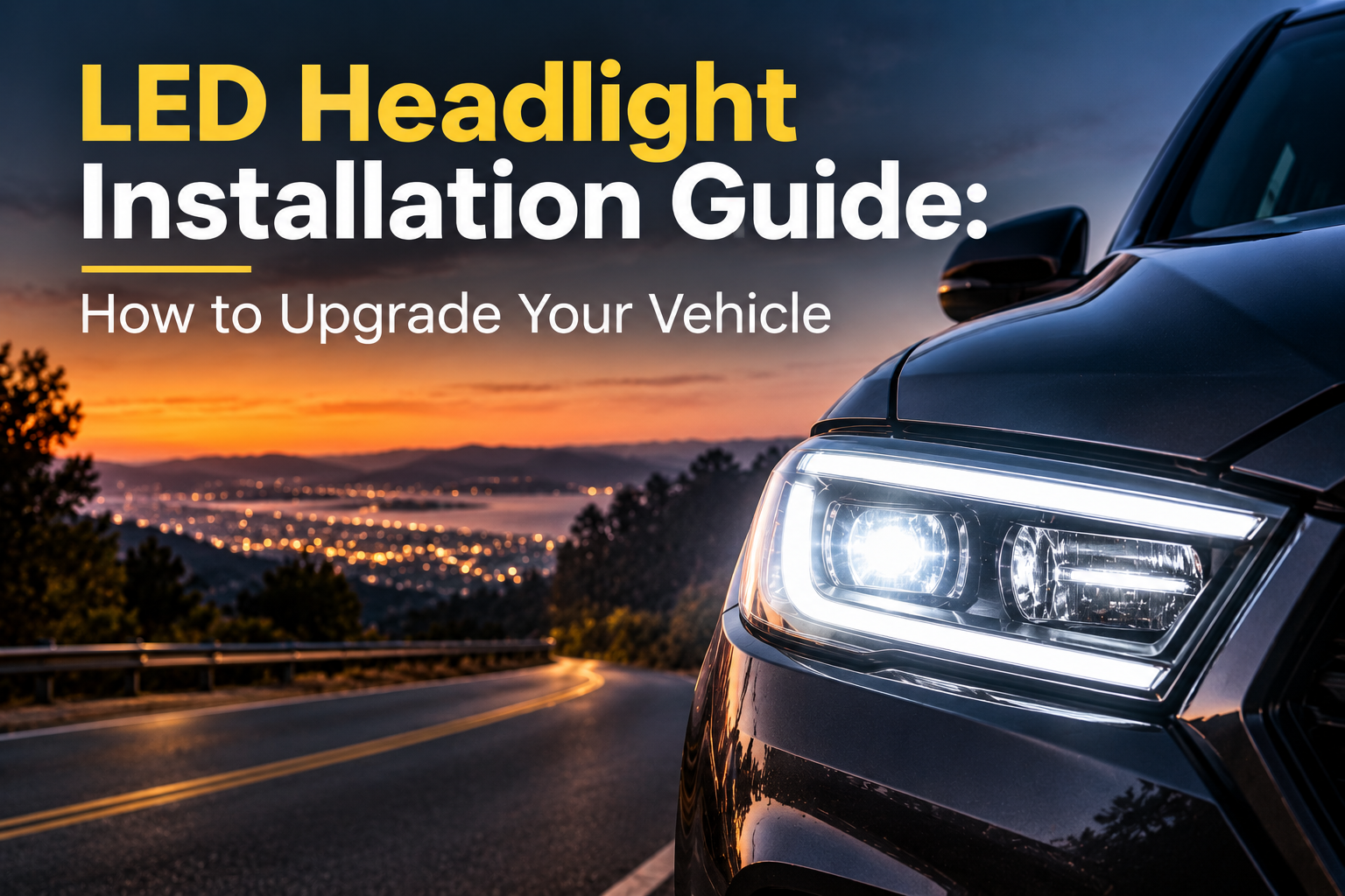 LED headlight installation guide